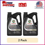 (2 Pack) Castrol Edge High Mileage 5W-20 Advanced Full Synthetic Motor Oil, Qu. Fixed Price $43.99.