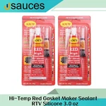 2PCS Red High Temperature Rtv Silicone Gasket Maker Sealant Amw 3.0OZ 85G. Fixed Price $14.98.