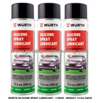 Wurth Silicone Spray Lubricant - 8858221 3 Pack. Fixed Price $79.98.
