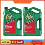 2 Packs Quaker State All Mileage 10W-40 Motor Oil, 5 Quart. Fixed Price $35.60.
