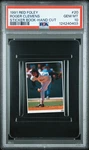 Psa 10 Gem Mint 1991 Red Foley Sticker Roger Clemens #20 Sox 40403 B263. Fixed Price $229.99.