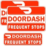 Doordash Magnetic Sign For 11.8 * Inch, 4 Red 3 Pack. Fixed Price $24.64.