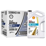 Shell Rotella T4 10W 30 Diesel Engine Oil Gallon With Triple Protection. Fixed Price $66.59.