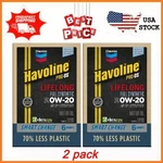 New Pack Chevron Havoline Lifelong 0W-20 Full Synthetic Motor Oil, 6 Quarts. Fixed Price $53.21.