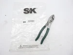 Sk Tools 8" Joint Pliers 7208 Non-slip Vinyl Grip Handles Green. Fixed Price $22.75.