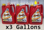 Schaeffer's 5W-50 9001 Supreme Full Synthetic Racing Oil Extra Zinc 3 Gallons. Fixed Price $159.99.