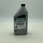 Mercruiser Quicksilver 4-STROKE Synthetic Blend Engine Oil 25W40 8M0078622. Fixed Price $10.99.