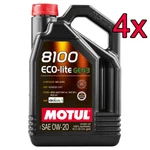Case Of 4 Motul 8100 Eco-lite GEN3 Full Synthetic 0W-20 Engine Motor Oil 5L. Fixed Price $145.88.