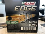 Castrol Edge 10W-30 Advanced Full Synthetic Motor Oil, 6 Qt Bottles Local Pickup. Fixed Price $24.90.