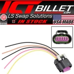 Ict Billet Ls Mass Air Flow Connector 5 Wire Harness Pigtail Gen 3 Maf. Fixed Price $25.99.