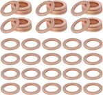 50 Pcs Oil Drain Plug Gasket, 14MM Cooper Crush Washer Sealing. Fixed Price $15.36.