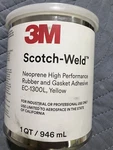 3M Scotch-weld Neoprene High Performance Rubber And Gasket EC-1300L Yellow. Fixed Price $65.00.