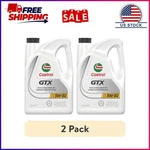 (2 Pack) Castrol Gtx 5W-30 Synthetic Blend Motor Oil, Quarts. Fixed Price $40.56.