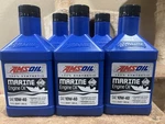 5 Quarts Amsoil 10W-40 Synthetic Marine Motor. Fixed Price $200.00.