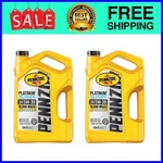 (2 Pack) Pennzoil Platinum Full Synthetic 5W-30 Motor Oil, Quart. Fixed Price $50.88.