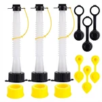 Gas Can Spout Replacement Improved Design Flexible Pour Nozzle Kit Yellow. Fixed Price $14.76.