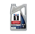 Mobil 1 High Mileage Full Synthetic Motor Oil 0W-20, 5 Quart. Fixed Price $22.97.