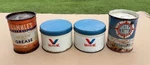 Vintage Valvoline Grease Cans 1 Pound Gambles Ultra Lube Empty. Fixed Price $51.29.