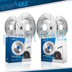 Front And Rear Drilled Brake Rotors For 2009-2023 300 Dodge Challenger Charger. Fixed Price $178.03.