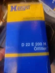 Hengst Filter D22E200H Oil For Alpina Bmw 5 Touring E34 7 E32 E38 E31. Fixed Price $75.00.