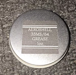 Aeroshell 33MS/64 Barrel & Nut Lithium Moly Synthetic Grease-mil Spec 1OZ Jar. Fixed Price $8.99.
