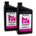 Mishon Engine Oil 5W-50 For Polaris Atv Utv Full-synthetic (2 Quarts). Fixed Price $34.95.