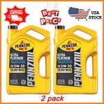 2 Pack Pennzoil Ultra Platinum Full Synthetic 5W-30 Motor Oil, Qt Freeshipping. Fixed Price $52.68.