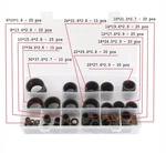 Automajor 245PC Oil Drain Plug Crush Washers 6-30MM 12 Sizes Steel Rubber. Fixed Price $34.92.