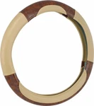 Bell Automotive Deluxe Burlwood Tan Steer. Wheel Cover (22-1-97006-9). Fixed Price $44.00.