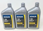 Kohler 25 357 03-S SAE30 4-CYCLE Engine Oil (3-QUARTS). Fixed Price $34.99.
