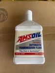 Amsoil Automatic Transmission Fluid 100% Synthetic Quart. Fixed Price $20.00.