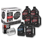 Maxima V-twin Oil Change Kit Synthetic With Chrome Filter, Cam 90-119016C. Fixed Price $112.02.