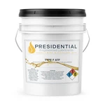 Presidential Type Transmission Fluid - Formula With High Friction Stability. Fixed Price $129.99.
