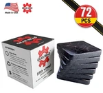 72PK 3"X3"X1/2" Gear Head 5TH Wheel Grease Lubricant Pads Non-toxic Black. Fixed Price $179.99.