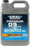 Drag Specialties DS3 Premium Full Synthetic 20W-50 Motorcycle Oil 1 Gal. Fixed Price $41.89.