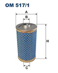 Filtron Oil Filter OM517/1. Fixed Price $23.53.