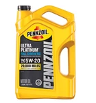 Pennzoil Ultra Platinum Full Synthetic 5W-20 Motor Oil, Quart. Fixed Price $26.50.