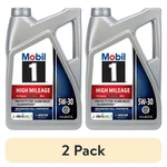 (2 Pack) Mobil 1 High Mileage Full Synthetic Motor Oil 5W-30, Quart, Free Ship. Fixed Price $42.45.