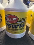 Red Line 75W140 Synthetic Gear Oil 6 Quarts. Fixed Price $102.00.
