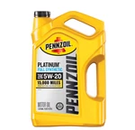 Pack Pennzoil Platinum Full Synthetic 5W-20 Motor Oil, 5-QUART. Fixed Price $51.94.