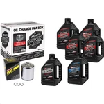 Maxima Twin Cam Synthetic Oil Change Kit With Chrome Filter Motorcycle 3601-0717. Fixed Price $91.06.