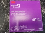 3M Regalite Floor Surfacing Discs 09271, X 7/8 Hole 40 Grit 25 Pack. Fixed Price $49.99.