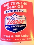 #lucas #10122 Synthetic Trans / Diff Lube Sae 75 W - 140 Gear #oil Gallon. Fixed Price $89.95.