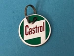 Vintage Oil Call For Castrolite Keychain Keyring Aluminum. Fixed Price $19.99.