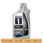 Mobil 1 V-twin 20W-50 Full Synthetic Motorcycle Oil Quart (4 Pack) New. Fixed Price $43.44.