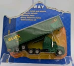 Maisto Highway Hauler Slick 50 Quaker State Oil Semi Tractor Trailer Torn Box. Fixed Price $9.99.