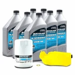 Quicksilver 8M0169544 25W-40 Oil Change Kit For Mercury L6 Verado Engines. Fixed Price $134.00.