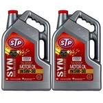 Set Of 2 Stp High Mileage Full Synthetic 5W-30 Motor Oil Quart. Fixed Price $55.88.