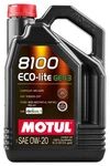 Motul 8100 0W-20 Eco-lite GEN3 Full Synthetic Engine Oil 5L (111364). Fixed Price $44.90.