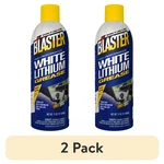 (2 Pack) B'laster 16-LG White Lithium Grease, Oil Lubricant, 11 Oz. Fixed Price $12.99.